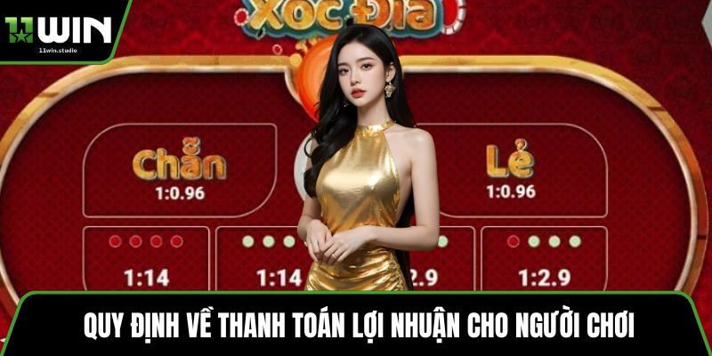 Quy định về thanh toán lợi nhuận cho người chơi